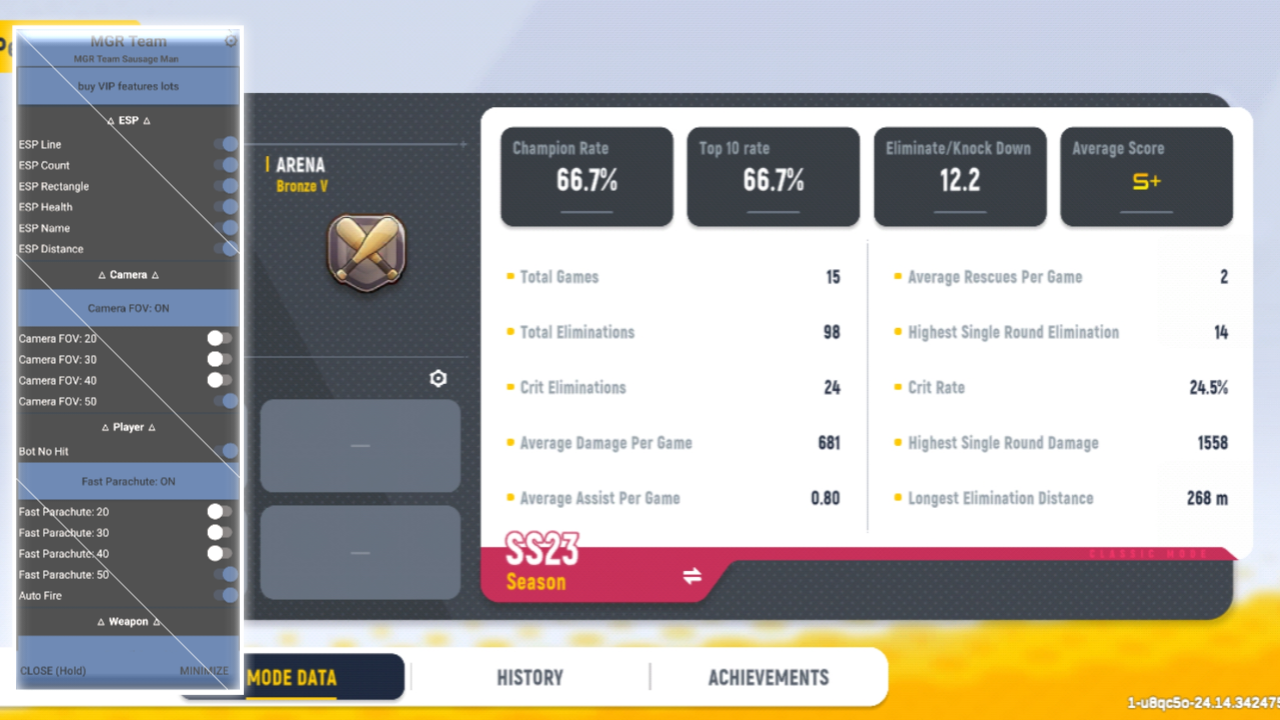 SAUSAGE MAN 24.14 MOD MENU FREE